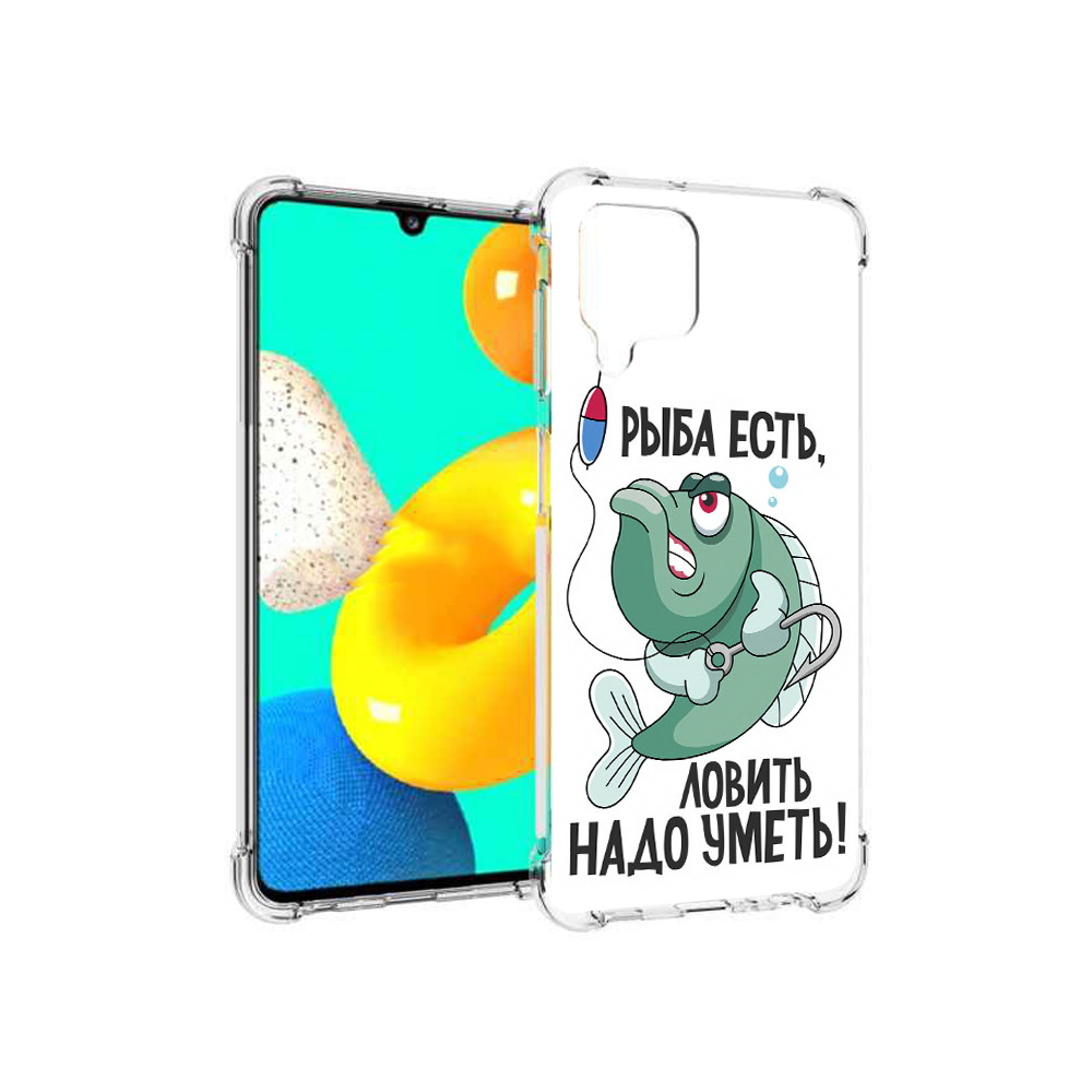 

Чехол MyPads Tocco для Samsung Galaxy M32 Рыба есть ,ловить надо уметь (PT161818.523.148), Прозрачный, Tocco