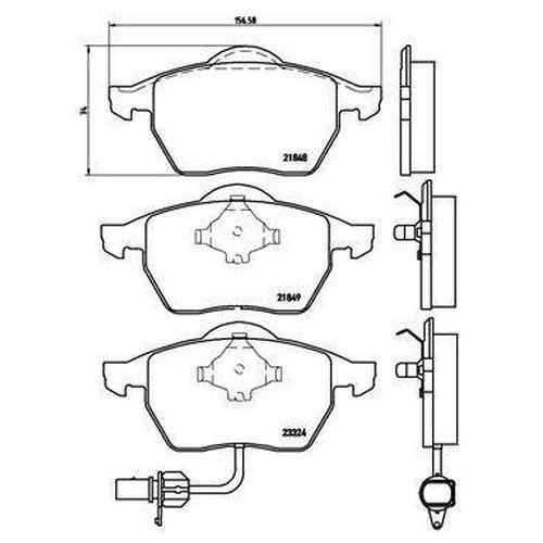 

Колодки тормозные VW Sharan / Ford Galaxy TRIALLI PF 4207