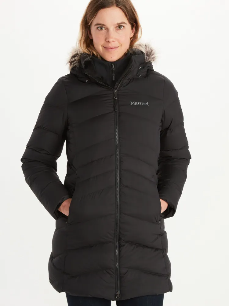 

Пуховик-пальто женский Marmot Wm's Montreaux Coat черный XS, Wm's Montreaux Coat