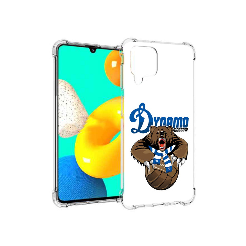 

Чехол MyPads Tocco для Samsung Galaxy M32 ФК Динамо медведь (PT161818.523.175), Прозрачный, Tocco
