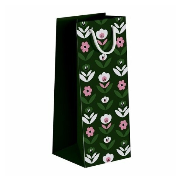 

Пакет бумажный подарочный Be Smart, коллекция Floral, 15 х 32 см, Зеленый, Be Smart Floral 15 32