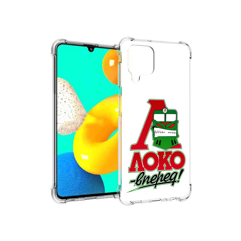 

Чехол MyPads Tocco для Samsung Galaxy M32 ФК локо вперед (PT161818.523.181), Прозрачный, Tocco