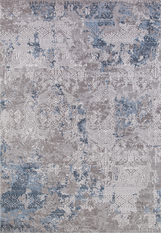 

Ковер турецкий AkTs 80x150 см голубой, 03851-AR