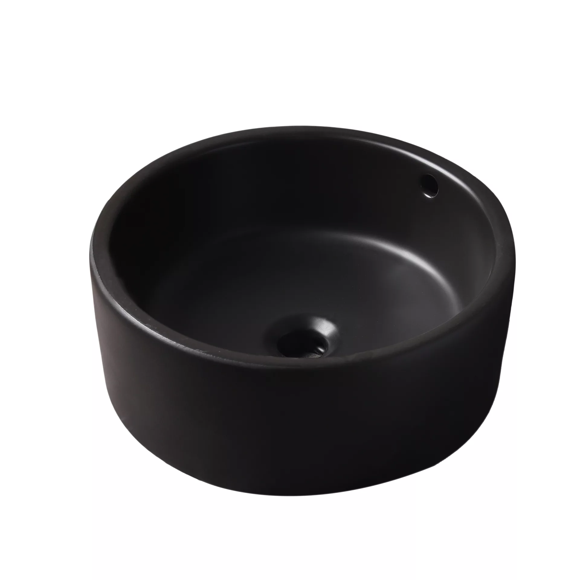 Накладная черная раковина для ванной GiD N9130bg керамическая корзина для луковичных круглая черная