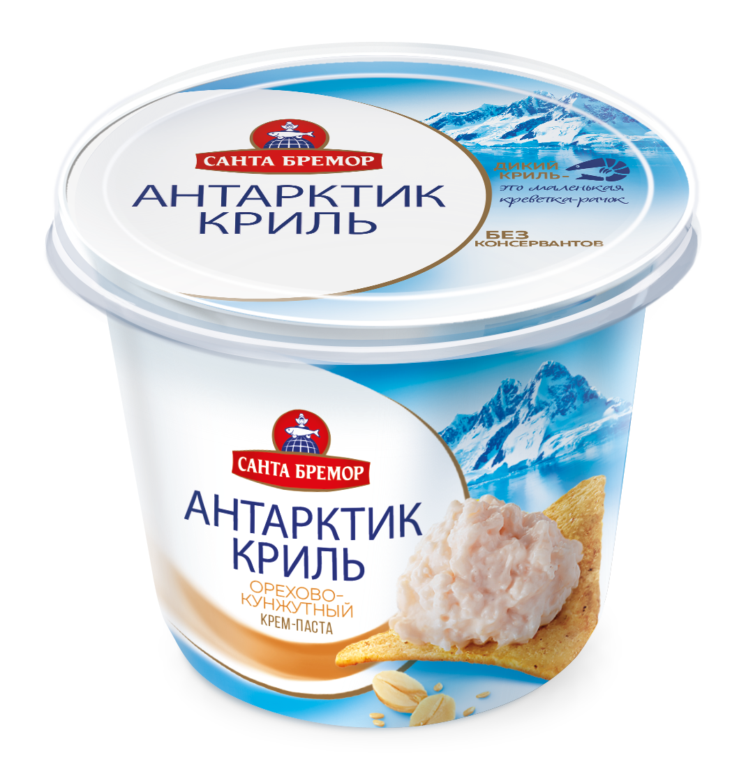 фото Паста из морепродуктов санта бремор антарктик-криль орехово-кунжутная 150 г