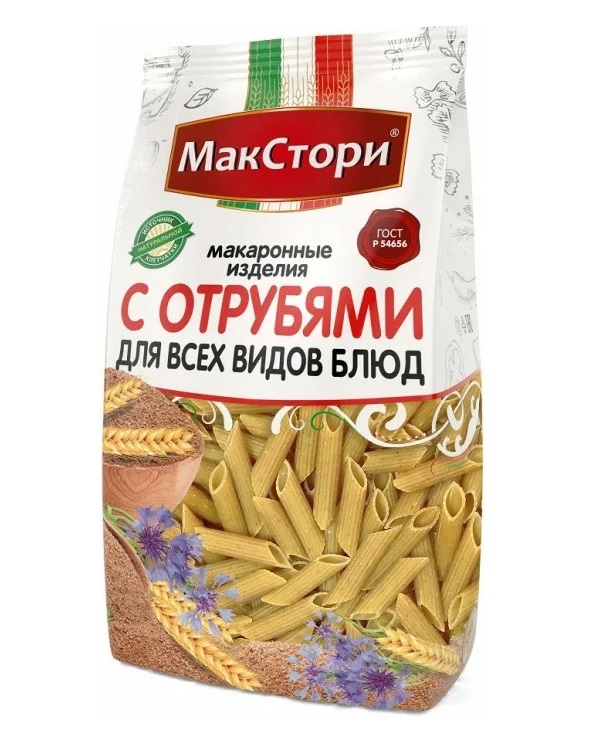 

Макаронные изделия МакСтори колосок с отрубями 350 г