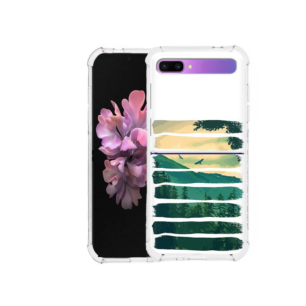

Чехол MyPads Tocco для Samsung Galaxy Z Flip Лесная чаща (PT226935.587.107), Прозрачный, Tocco