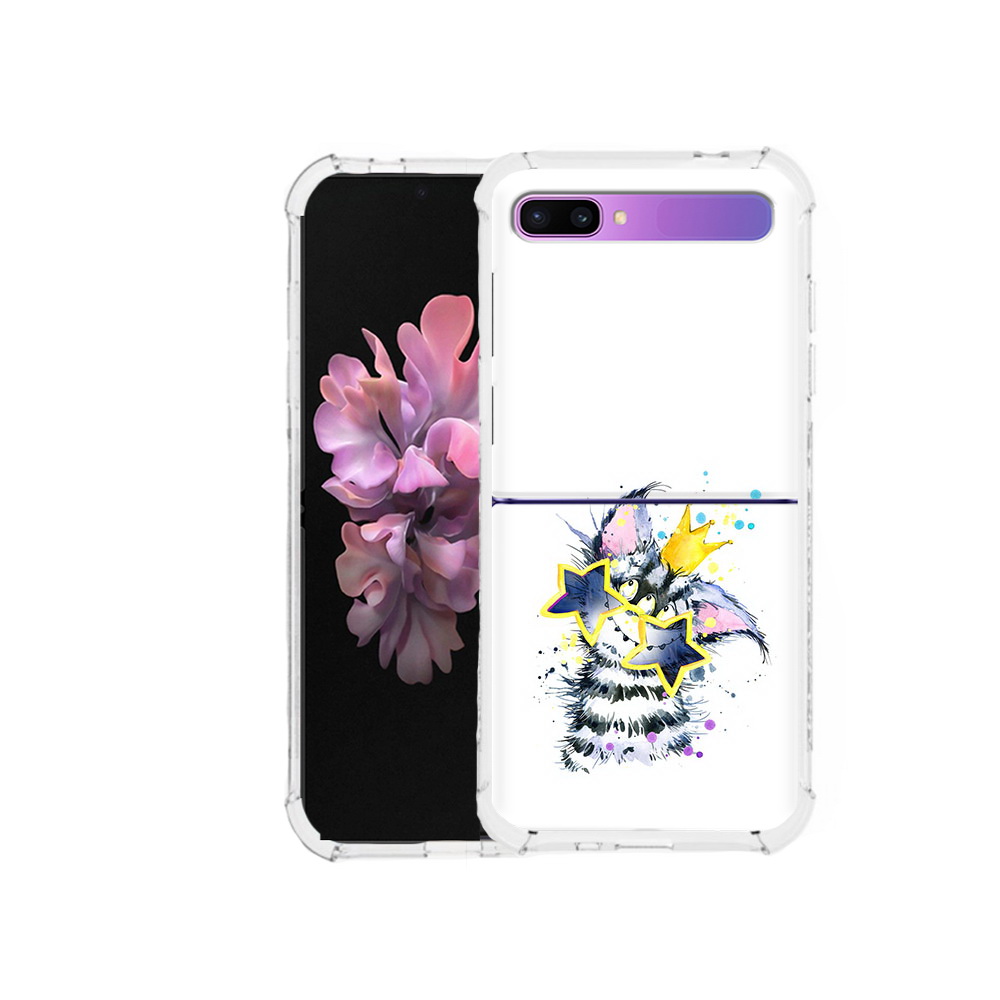 

Чехол MyPads Tocco для Samsung Galaxy Z Flip Мартовский Нуся (PT226935.587.114), Прозрачный, Tocco