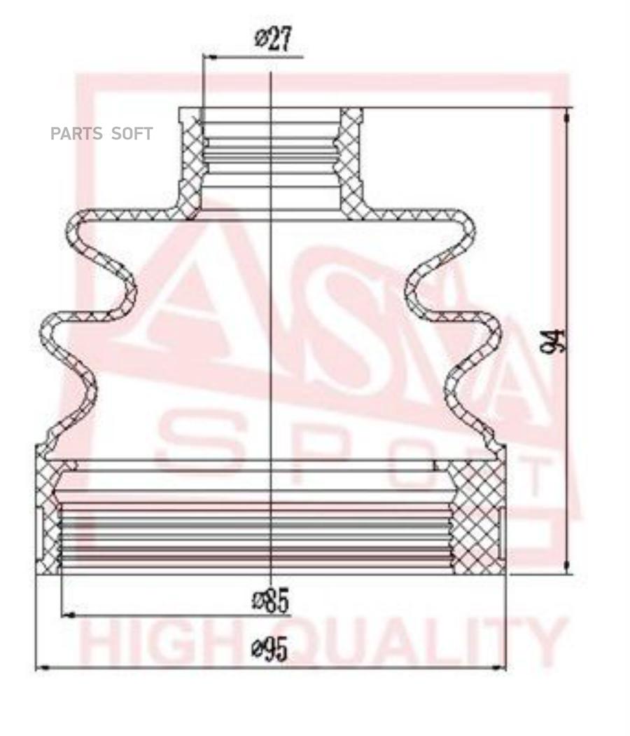 

Пыльник ШРУС внутренний (комплект без смазки)