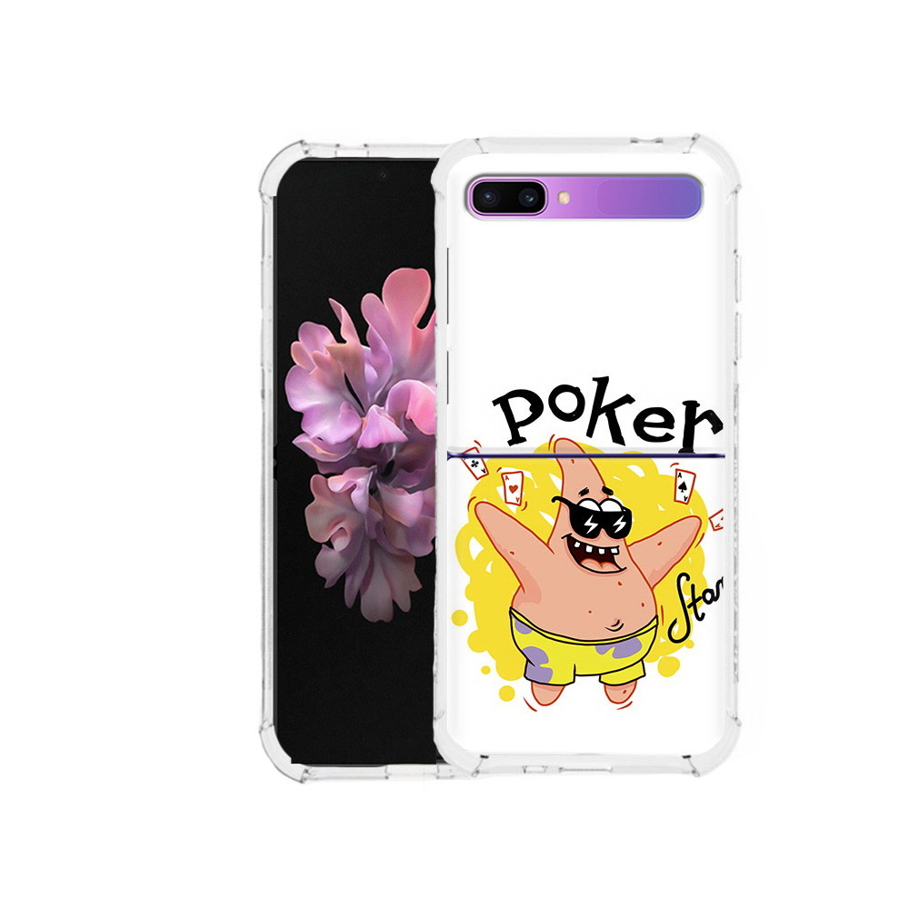 

Чехол MyPads Tocco для Samsung Galaxy Z Flip Патрик (PT226935.587.133), Прозрачный, Tocco