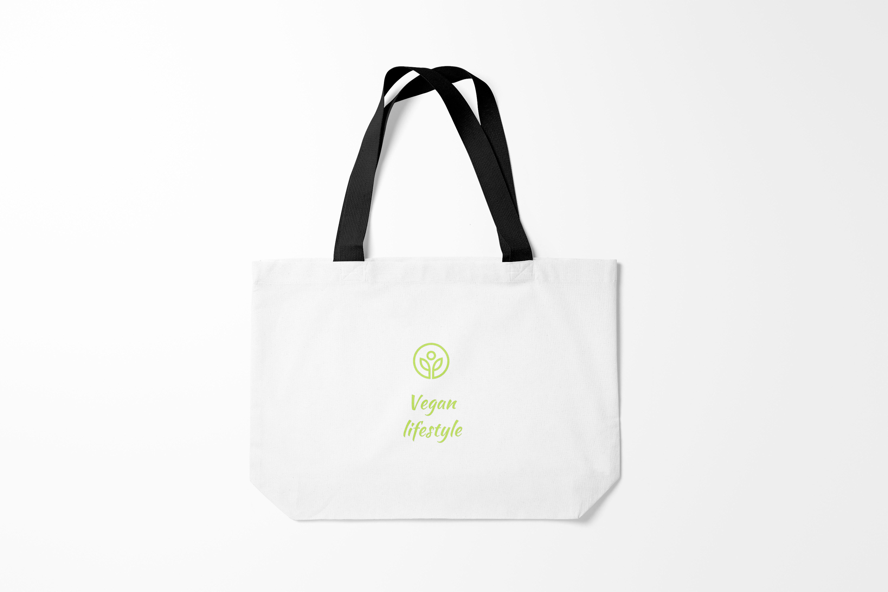 

Сумка шoппер унисекс Burnettie Разные Vegan lifestyle, белый, Разные Vegan lifestyle
