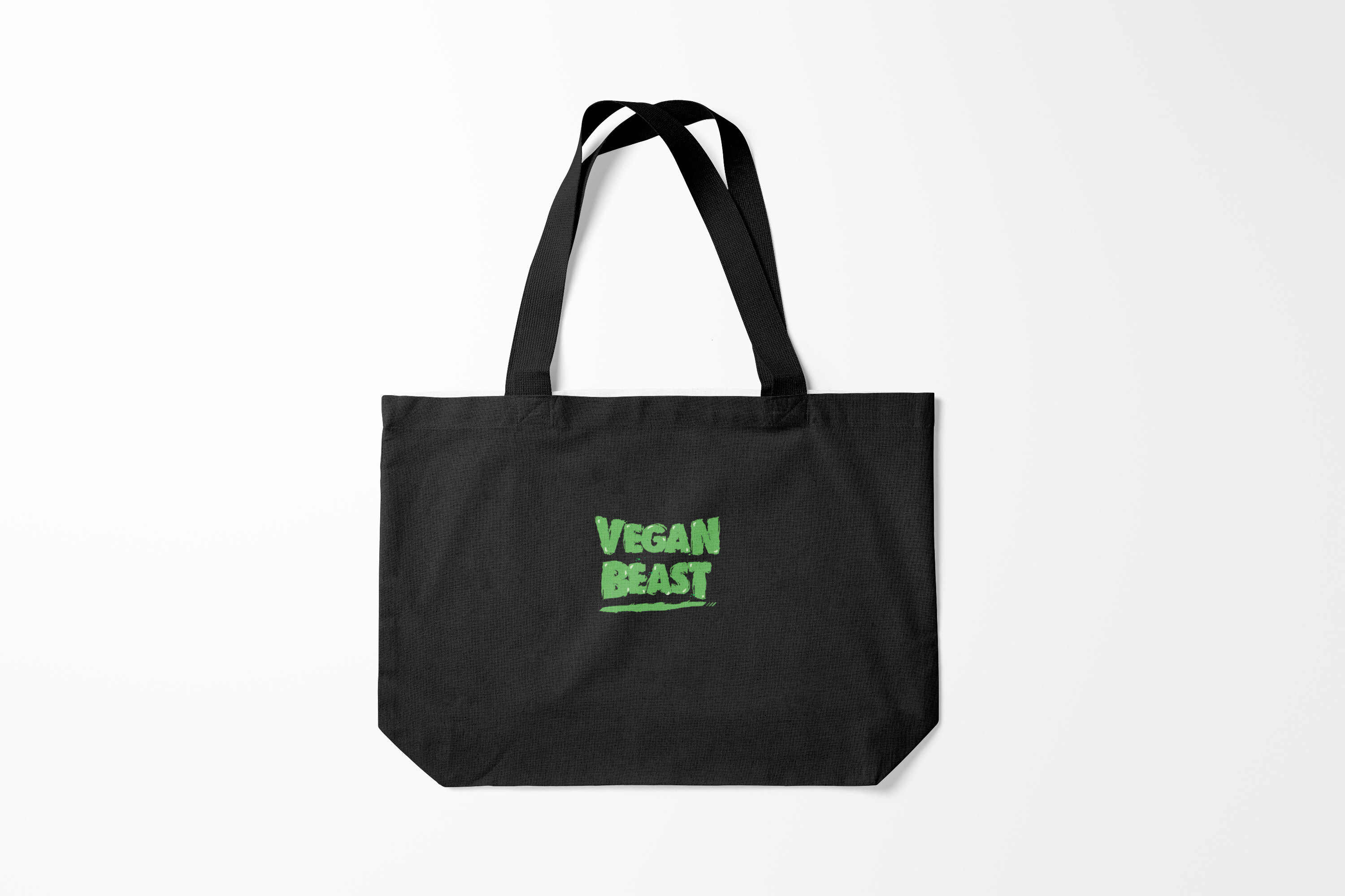 

Сумка шoппер унисекс Burnettie Разные Vegan Beast, черный, Разные Vegan Beast