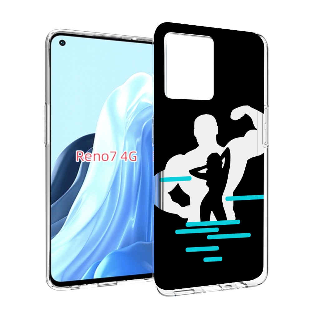 

Чехол MyPads фитнес-тренировка для OPPO RENO 7 4G, Прозрачный, Tocco