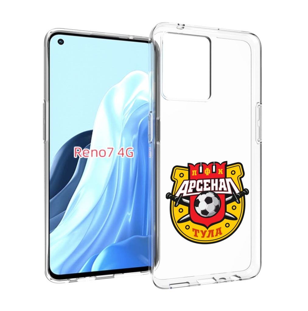 

Чехол MyPads фк арсенал тула мужской для OPPO RENO 7 4G, Прозрачный, Tocco