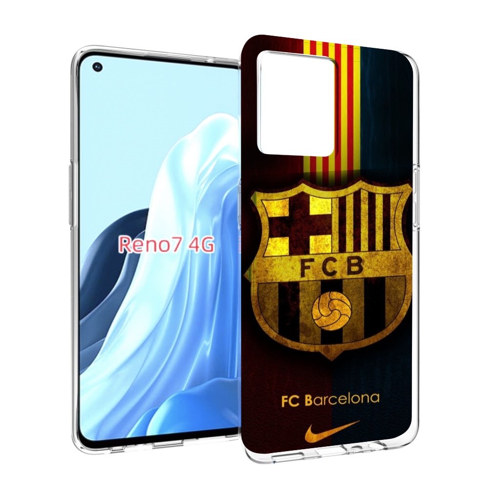 

Чехол MyPads фк барселона мужской для OPPO RENO 7 4G, Прозрачный, Tocco