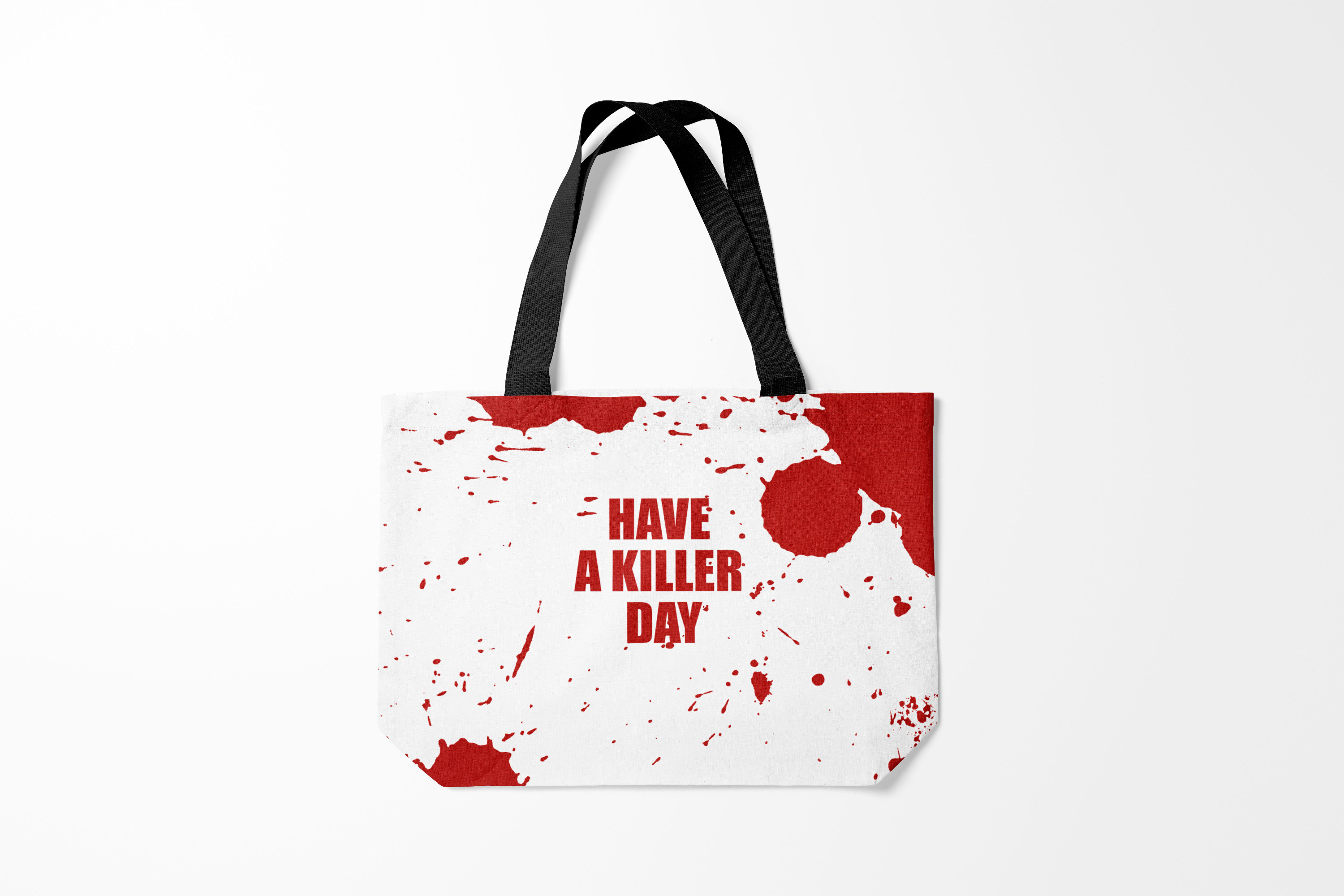 

Сумка шoппер унисекс Burnettie Разные blood have a killer day Dexter, белый; красный, Разные blood have a killer day Dexter