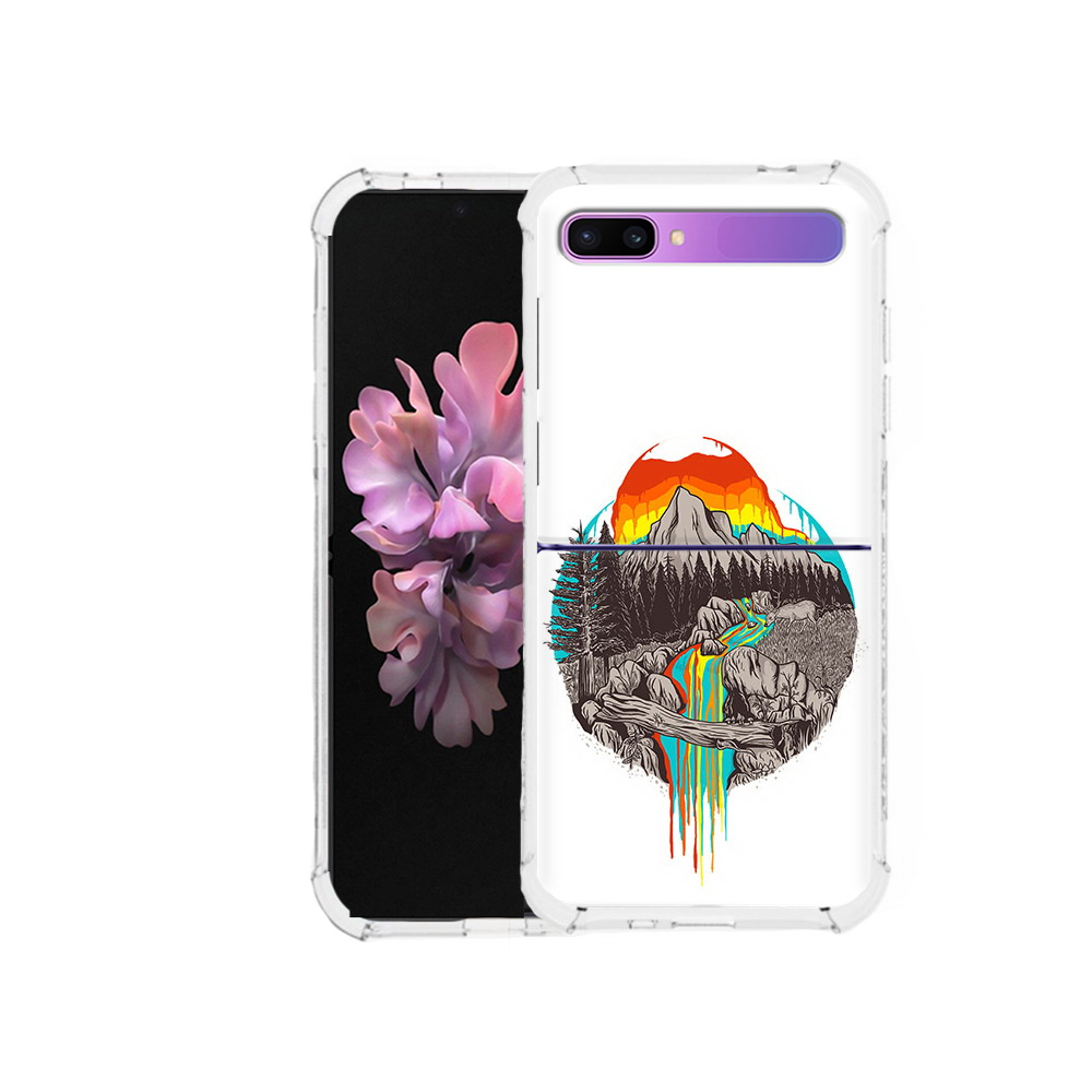 

Чехол MyPads Tocco для Samsung Galaxy Z Flip Радужный водопад (PT226935.587.144), Прозрачный, Tocco