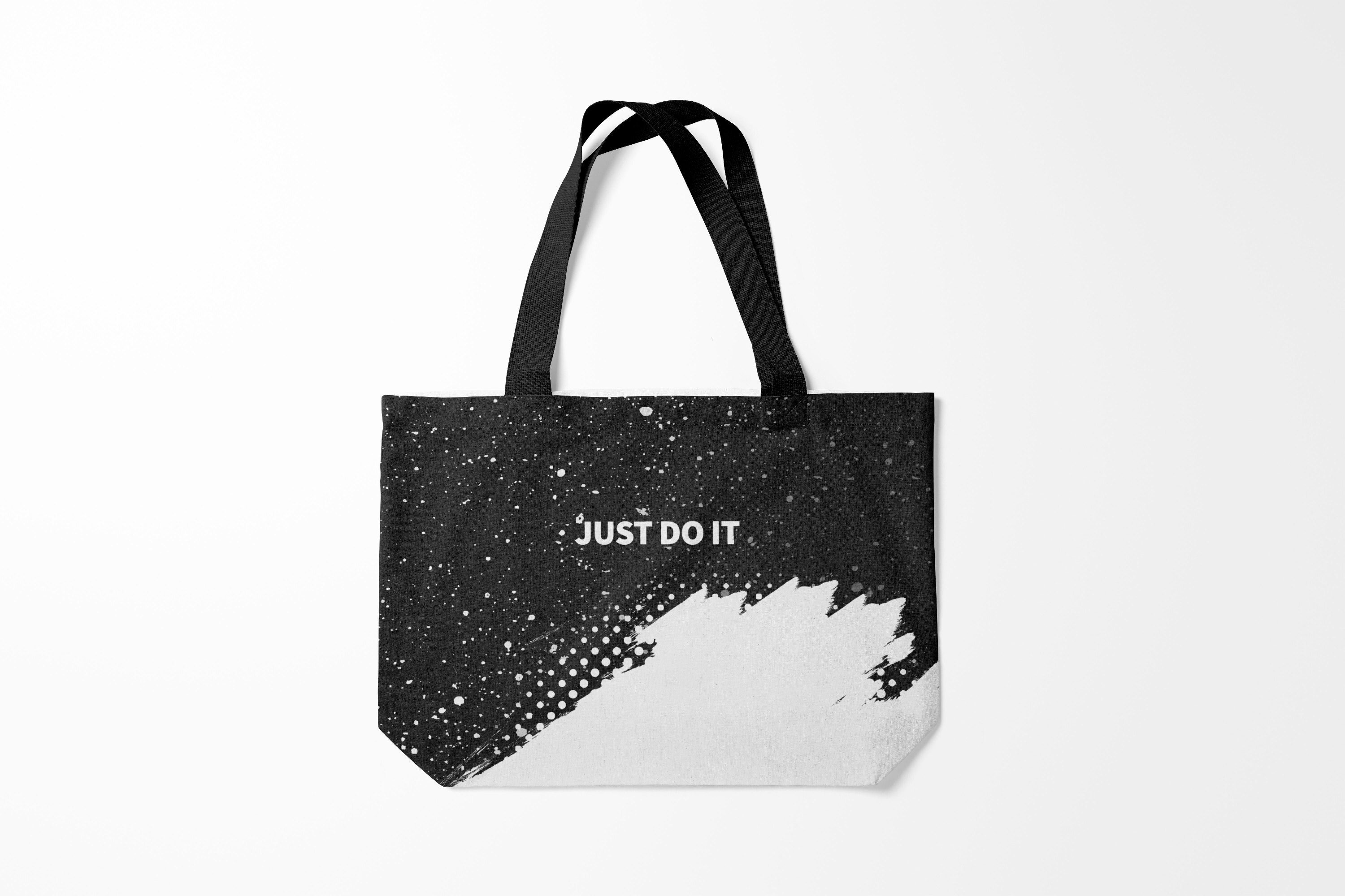 

Сумка шoппер унисекс Burnettie Популярные цитаты JUST DO IT, черный; белый, Популярные цитаты JUST DO IT