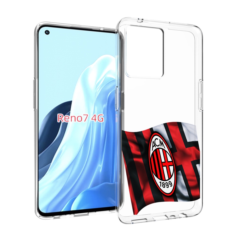 

Чехол MyPads фк милан мужской для OPPO RENO 7 4G, Прозрачный, Tocco