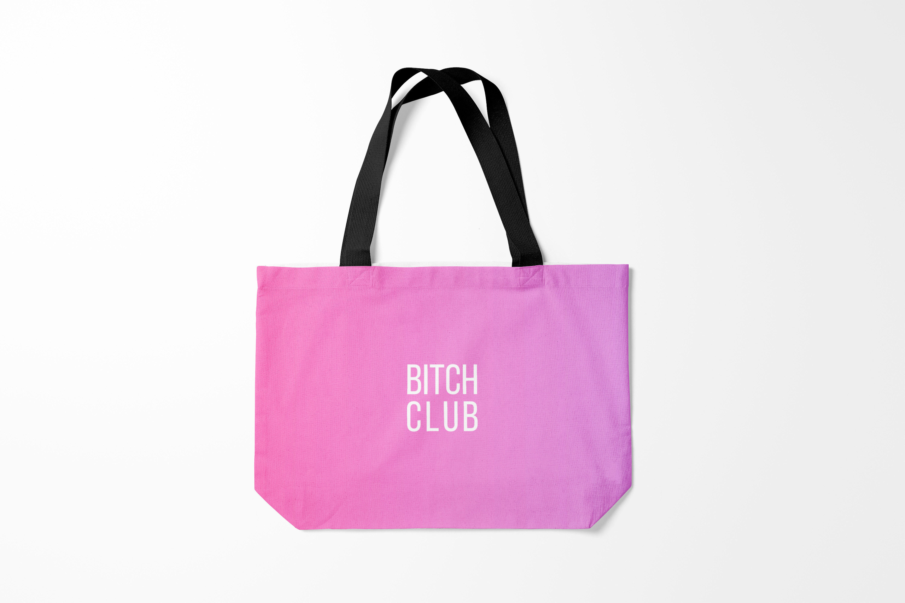 

Сумка шoппер унисекс Burnettie Пафосные Bitch club, розовый, Пафосные Bitch club