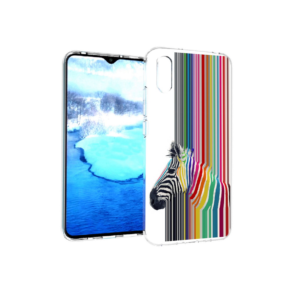 

Чехол MyPads Tocco для Xiaomi Redmi 9A радужная зебра (PT151022.270.565), Прозрачный, Tocco