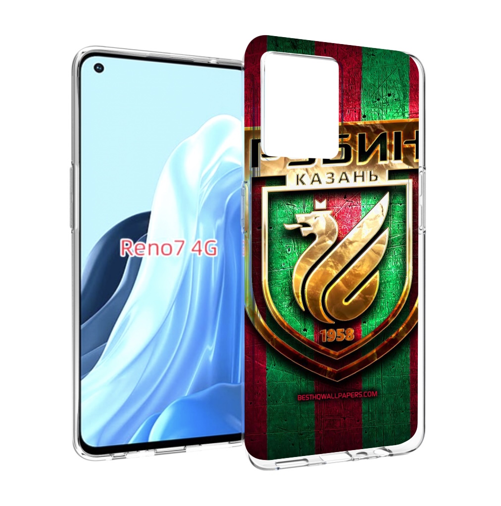 

Чехол MyPads фк рубин казань для OPPO RENO 7 4G, Прозрачный, Tocco