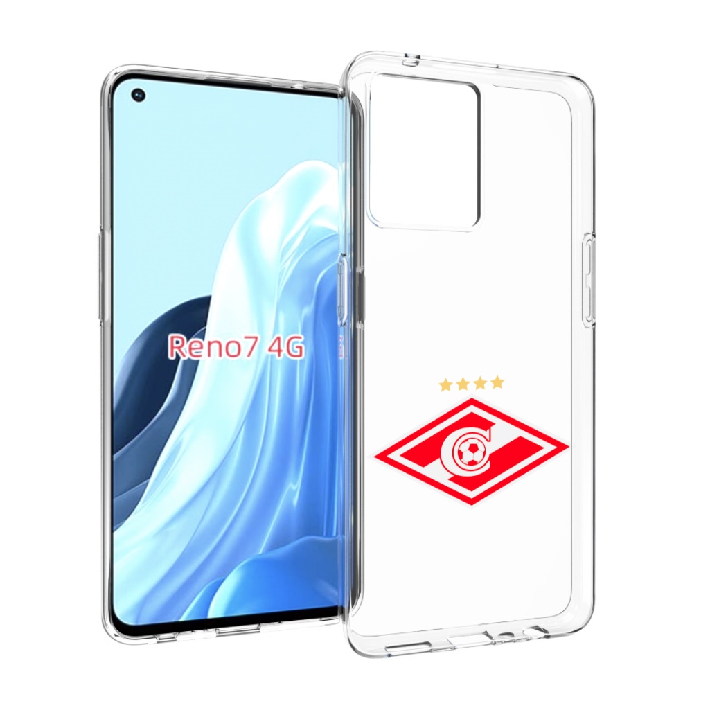 

Чехол MyPads фк спартак 1 для OPPO RENO 7 4G, Прозрачный, Tocco