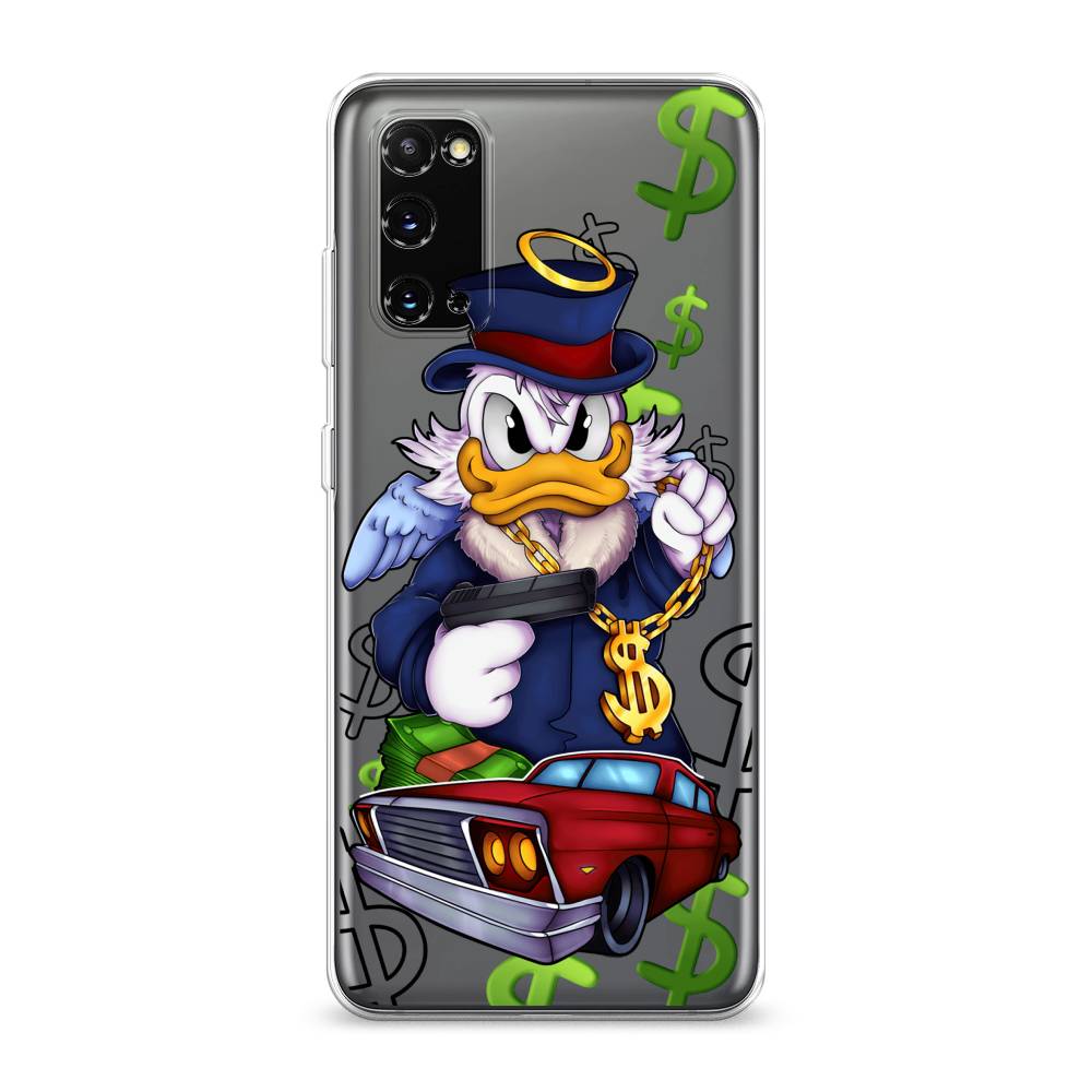 

Чехол на Samsung Galaxy S20 "Scrooge McDuck with a Gold Chain", Красный;синий;белый, 29250-6