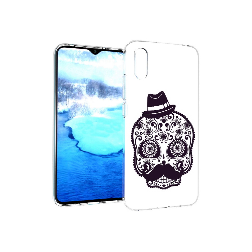 

Чехол MyPads Tocco для Xiaomi Redmi 9A разрисованный скелет (PT151022.270.575), Прозрачный, Tocco