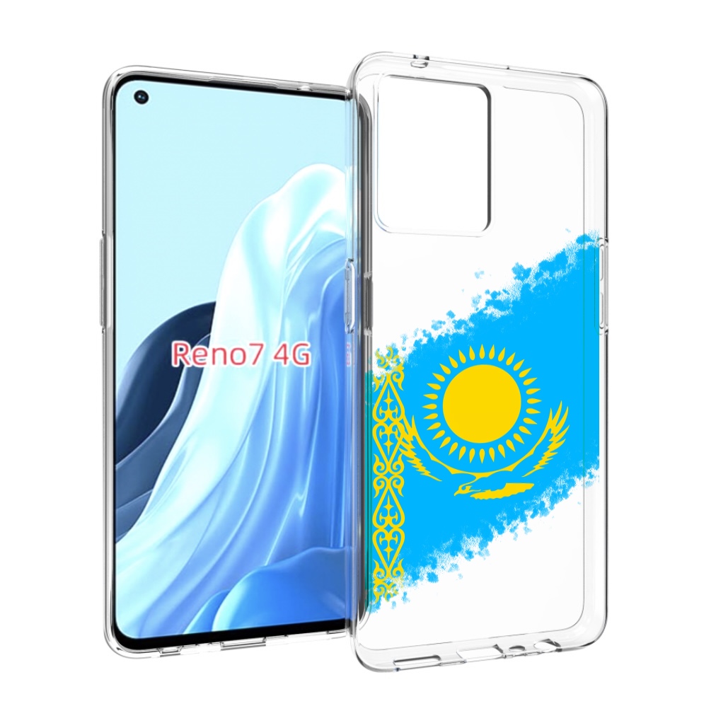 

Чехол MyPads флаг Казахстана для OPPO RENO 7 4G, Прозрачный, Tocco