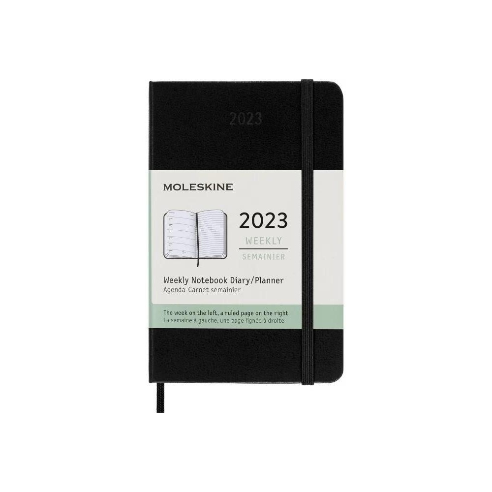 Moleskine DHB12WN2 Еженедельник moleskine classic wknt, pocket 90x140 мм, 144 стр., черный