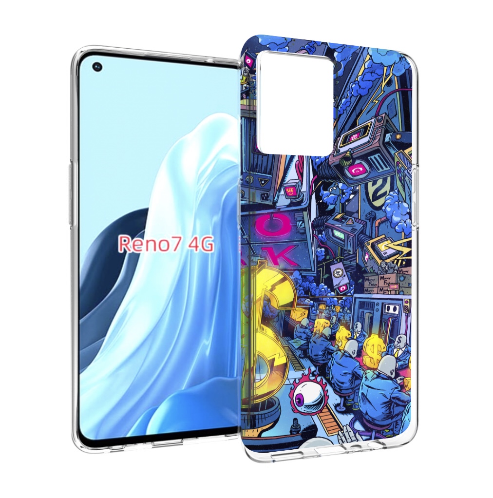 

Чехол MyPads футуристичная картинка для OPPO RENO 7 4G, Прозрачный, Tocco