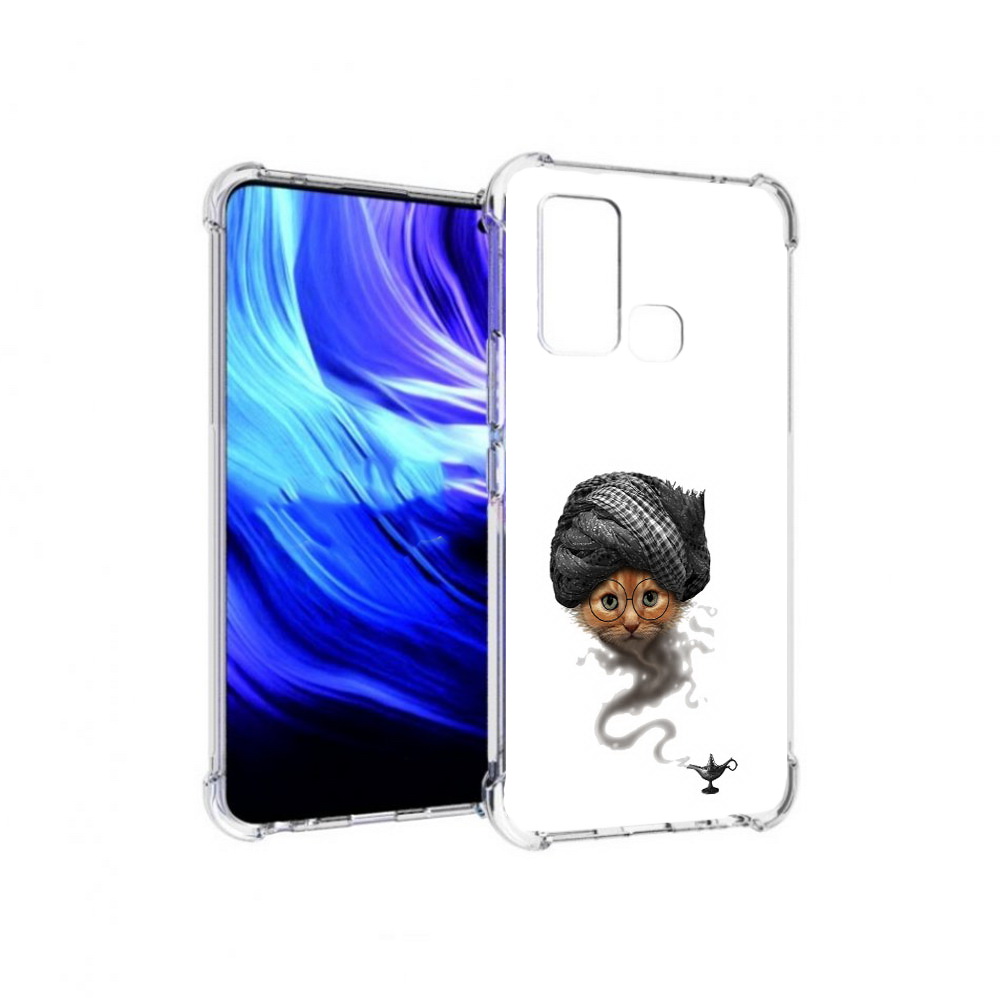 

Чехол MyPads Tocco для Vivo Z6 кот джин (PT226976.399.398), Прозрачный, Tocco
