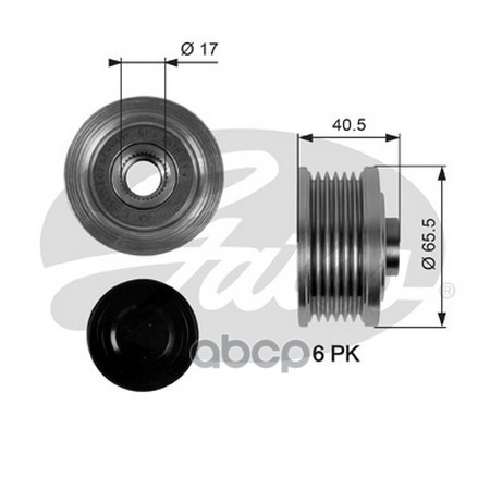 

Шкив Генератора 7789-10052 GATES oap7032