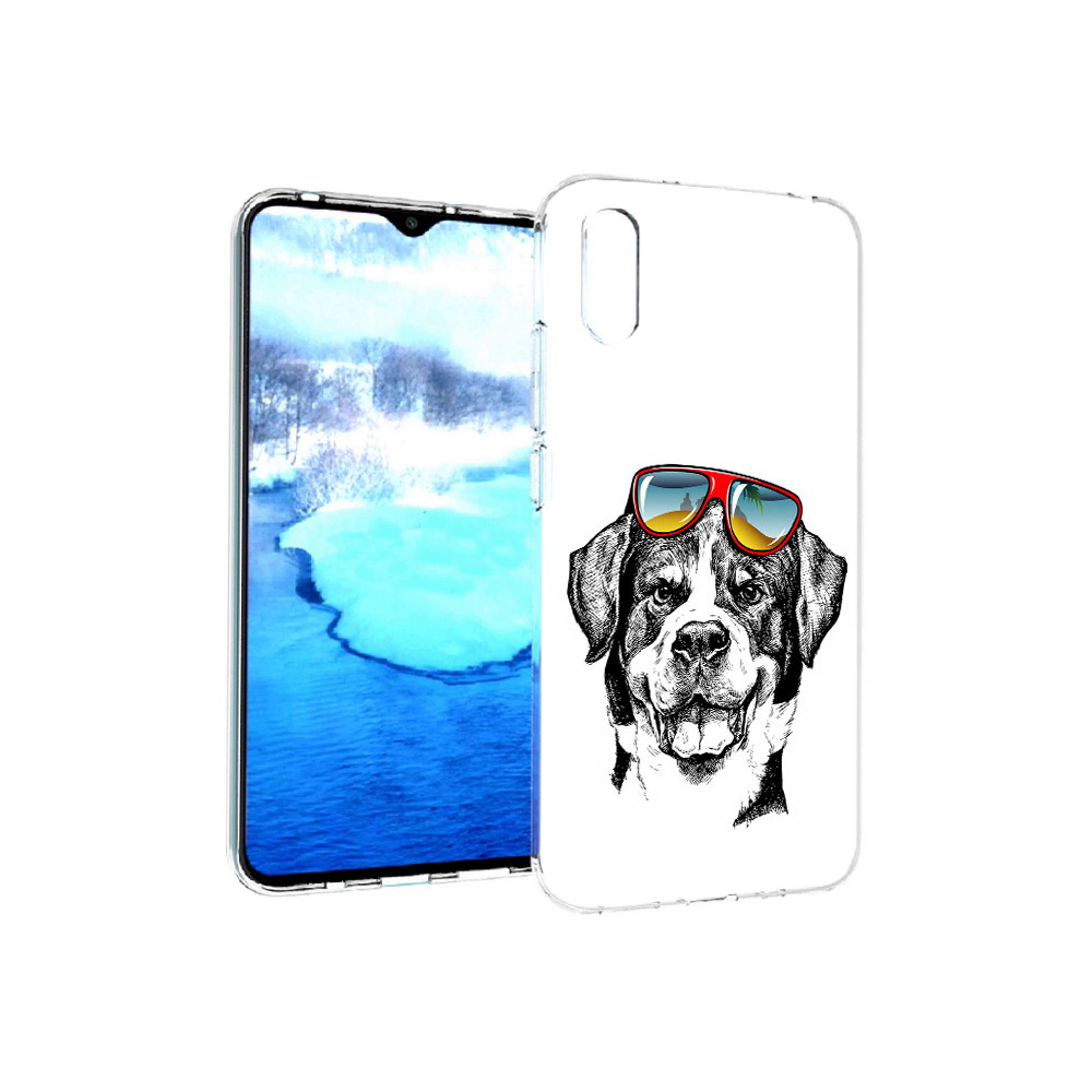 

Чехол MyPads Tocco для Xiaomi Redmi 9A счастливая собака (PT151022.270.631), Прозрачный, Tocco