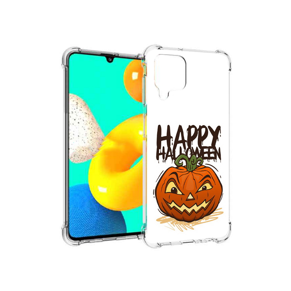 

Чехол MyPads Tocco для Samsung Galaxy M32 Хэллоуин счастливый (PT161818.523.195), Прозрачный, Tocco