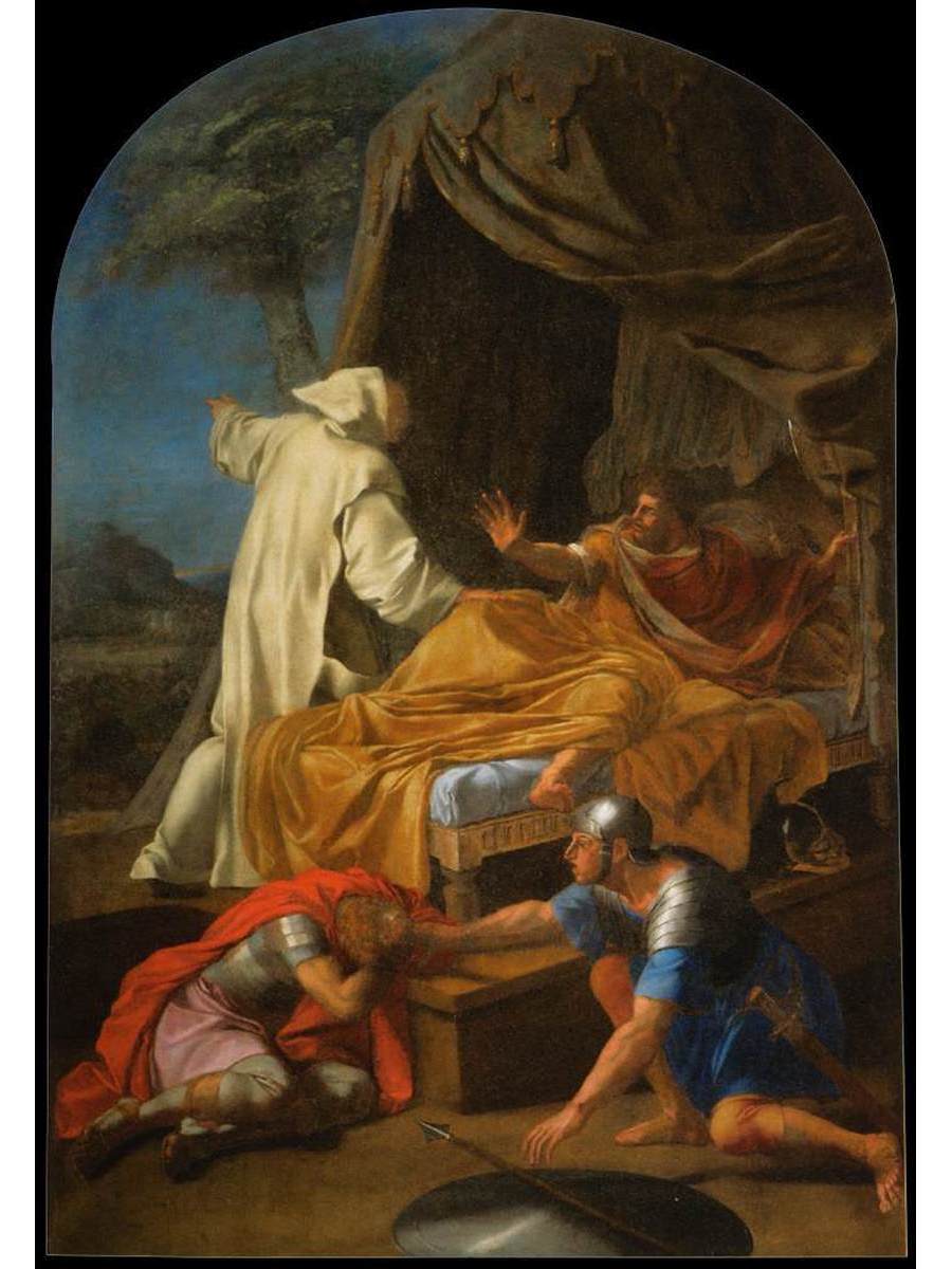 

Постер DRABS A3 Лесюэр Эсташ St Bruno Appearing to Comte Roger