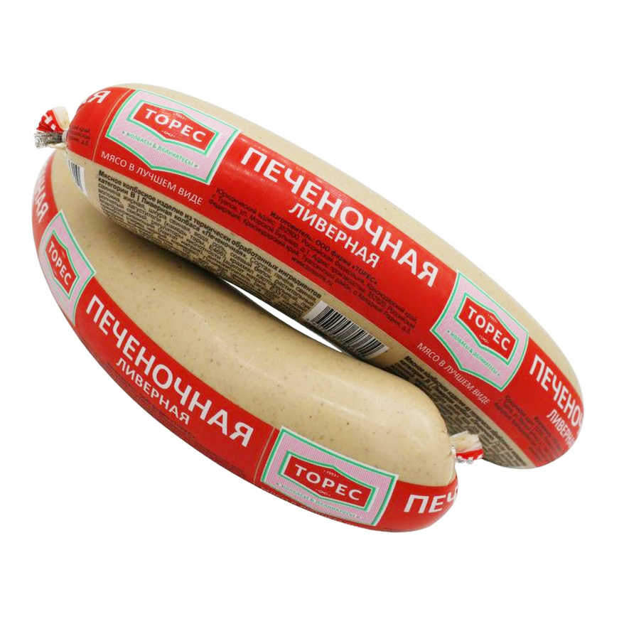 

Колбаса ливерная Торес Печеночная