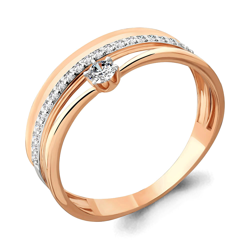 

Кольцо из красного золота с бриллиантом Aquamarine Aquamarine 963215Ак_585_кз р. 18,5, 963215Ак_585_кз