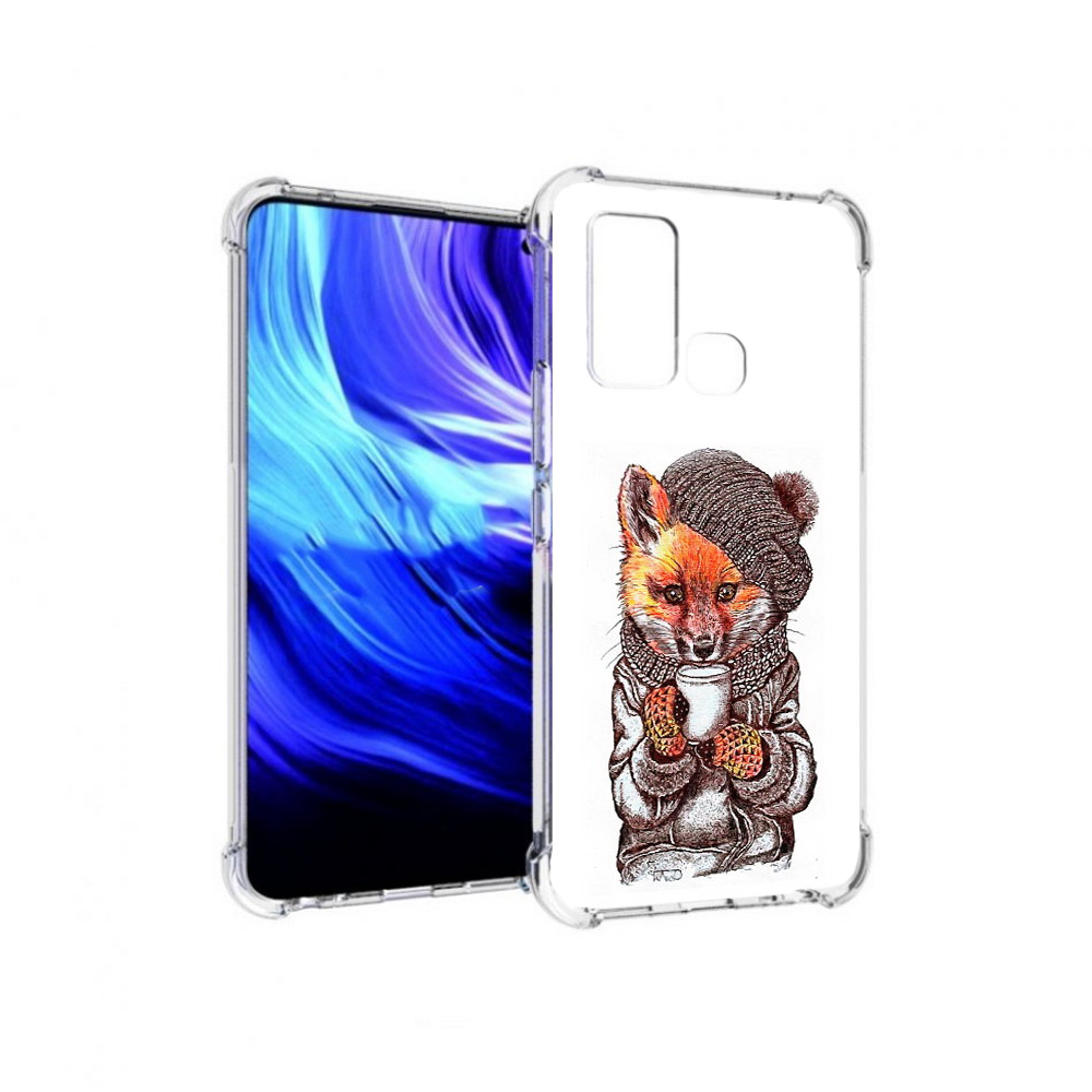 

Чехол MyPads Tocco для Vivo Z6 лиса в шапке (PT226976.399.437), Tocco