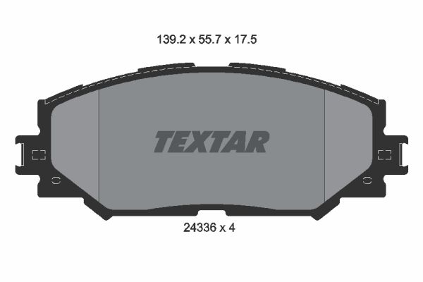 

Колодки тормозные дисковые передн TOYOTA: COROLLA 150 07-, AURIS 07-, COROLLA седан 02-, R