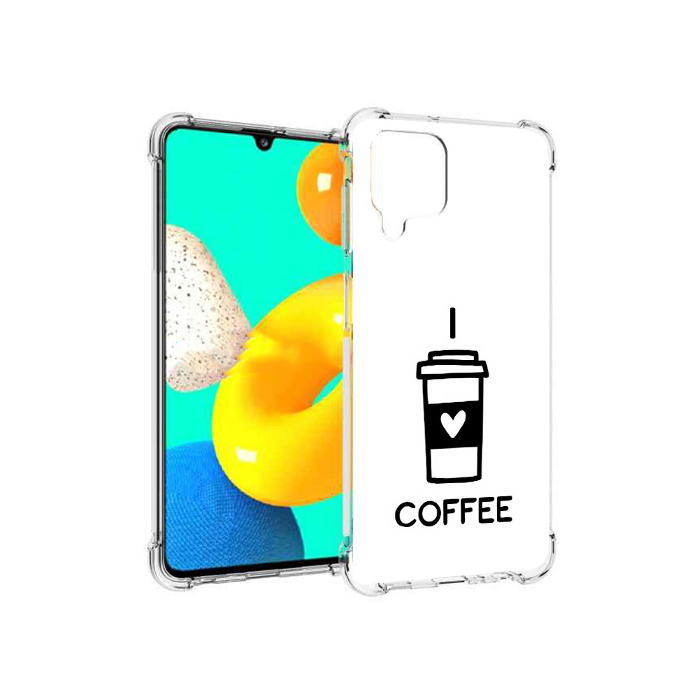 Чехол MyPads Tocco для Samsung Galaxy M32 Я люблю кофе (PT161818.523.206)