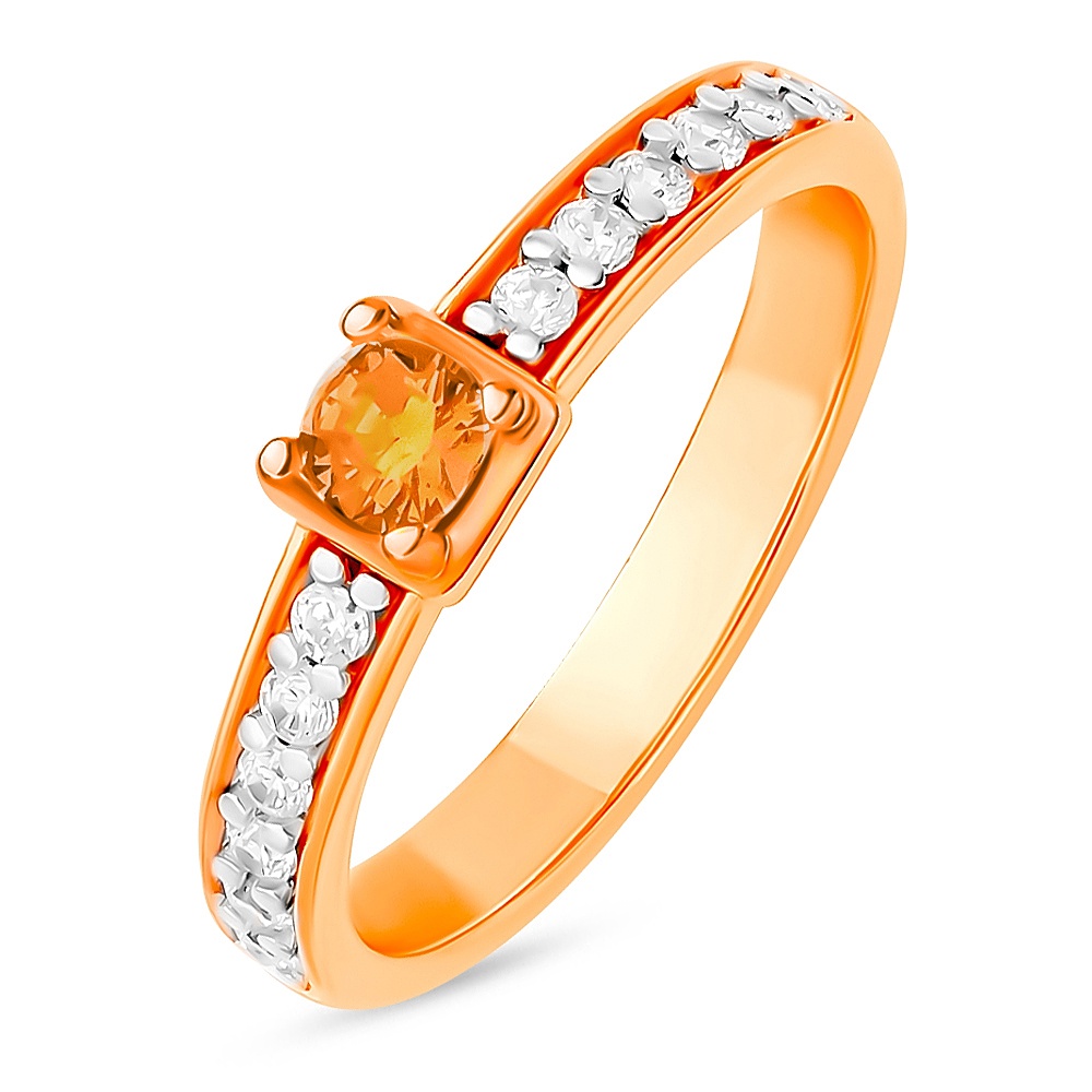 

Кольцо из серебра с фианитом р. , 585Gold 701012463, 701012463