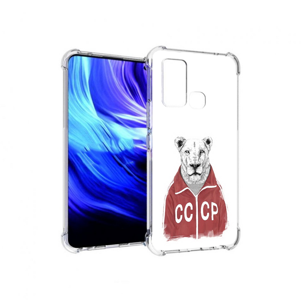 

Чехол MyPads Tocco для Vivo Z6 львица ссср (PT226976.399.450), Прозрачный, Tocco