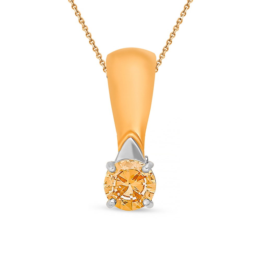 

Кулон из серебра с фианитом 585Gold 703006619, 703006619