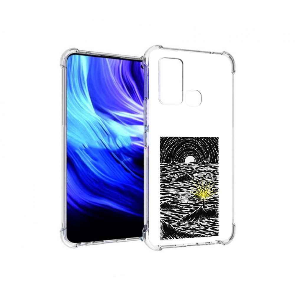 

Чехол MyPads Tocco для Vivo Z6 маяк в черно белом море (PT226976.399.460), Прозрачный, Tocco