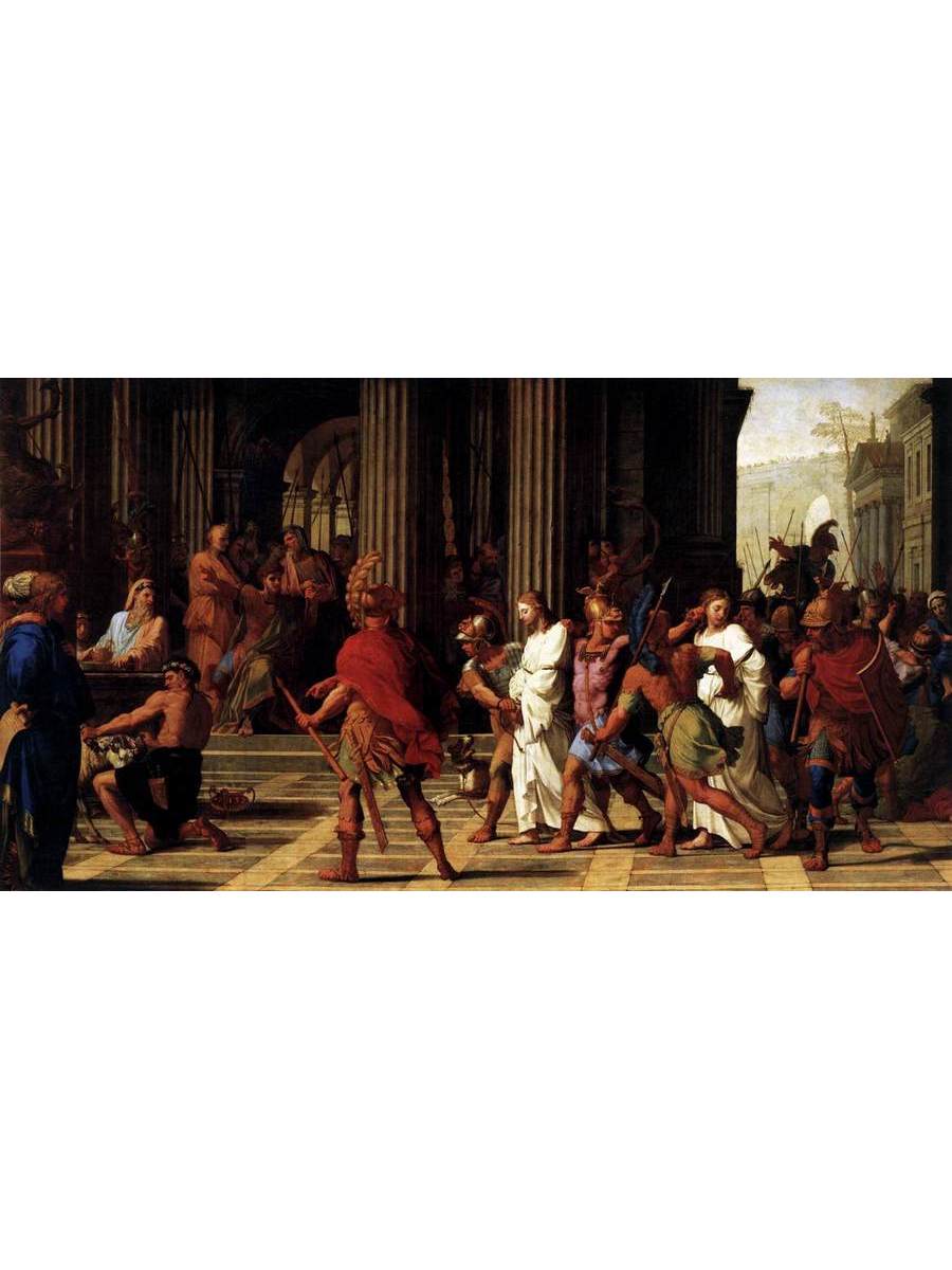 

Постер DRABS A3 Лесюэр Эсташ St Gervase and St Protase Brought before Anastasius