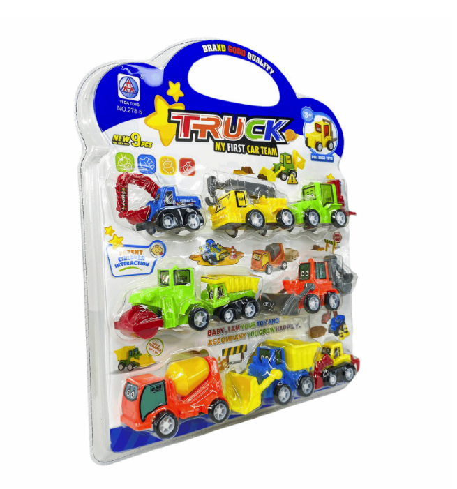 

Набор машинок International Toys Техника строителей 4 предмета, Разноцветный