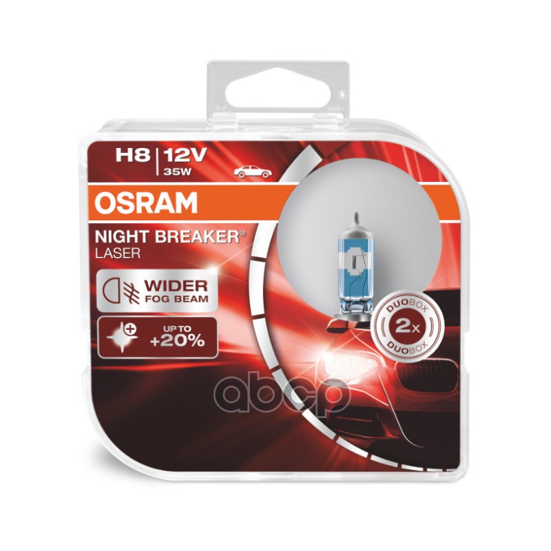 

Лампа H8 Night Breaker Laser +150% 2 шт.