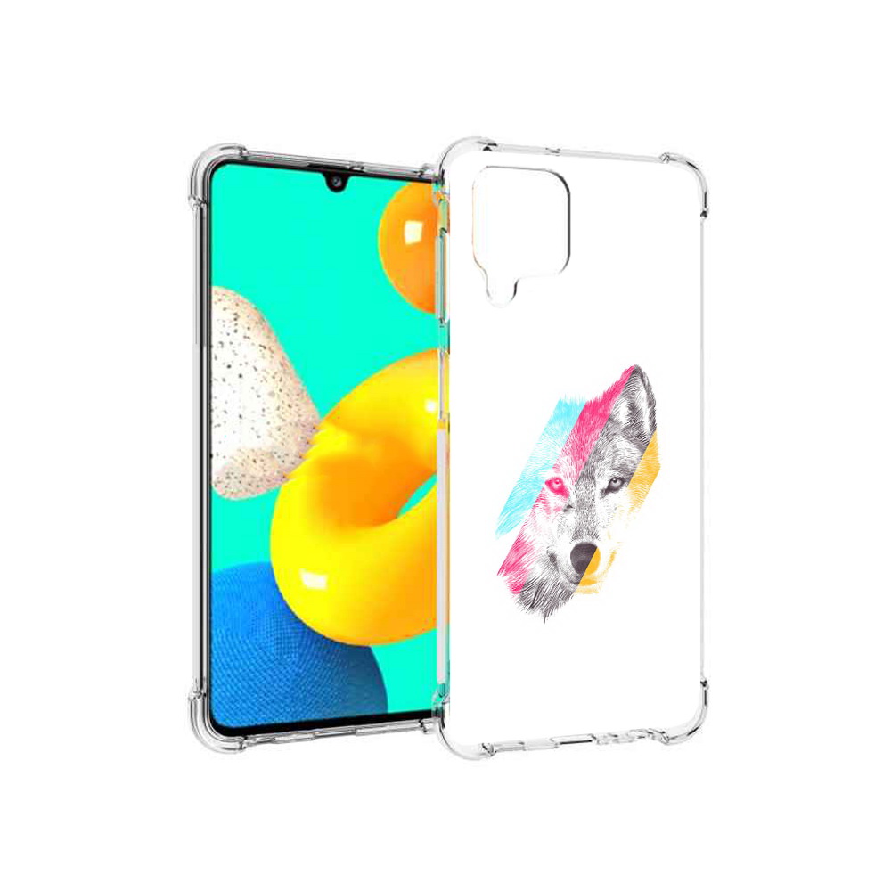 

Чехол MyPads Tocco для Samsung Galaxy M32 волк градиент (PT161818.523.268), Прозрачный, Tocco